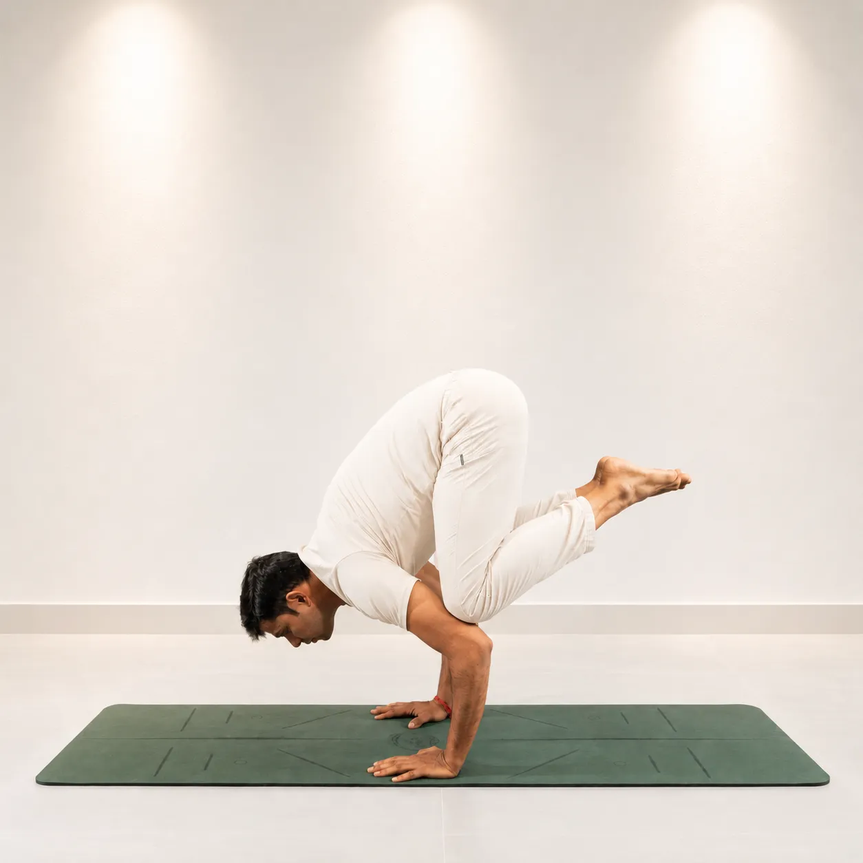 Satyam Khatiyan in a seated practice pose